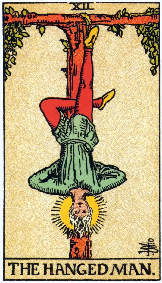 Unveiling the Profound Surrender of The Hanged Man in Tarot: A Pinnacle of Reflection in Life, Love, and Career