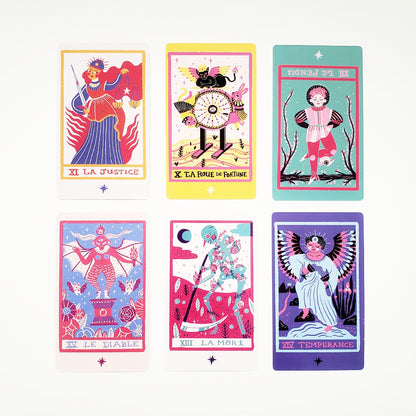 Colección de Tarot Moderno | Arte del Tarot de moda | Diseños elegantes de barajas de tarot, ilustraciones de tarot contemporáneas