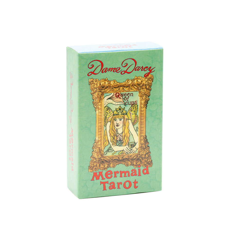 Tarot de sirena Dame Darcy | Barajas de Tarot de alma gemela | Afirmaciones y meditación del Tarot del amor