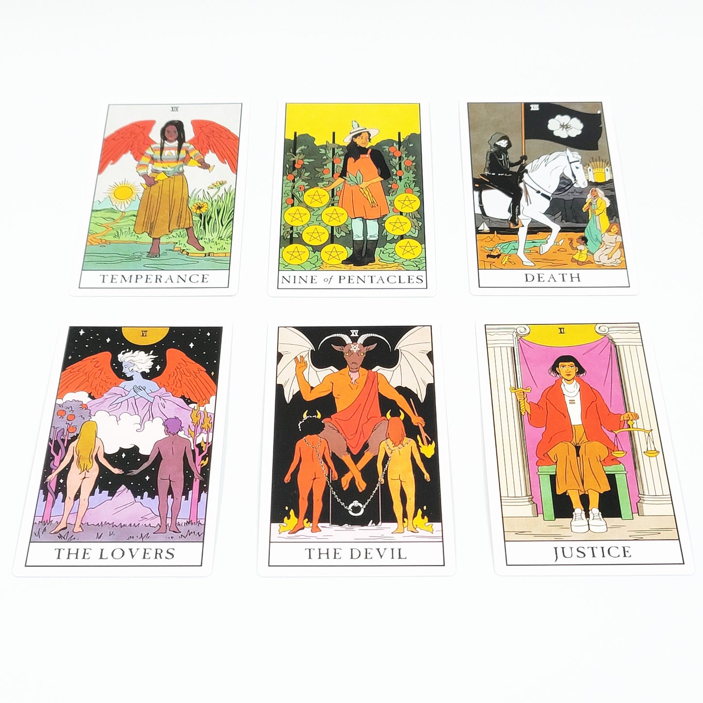Colección de Tarot Moderno | Arte del Tarot de moda | Diseños elegantes de barajas de tarot, ilustraciones de tarot contemporáneas
