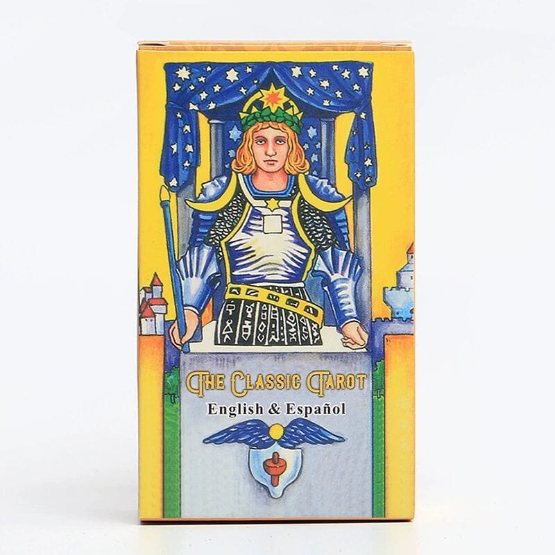 El Tarot Clásico (Edición Inglés y Español) | Edición de coleccionista del Tarot Rider-Waite | Símbolos tradicionales del tarot